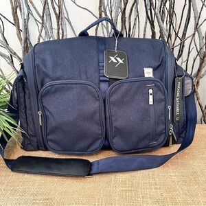 NEW JuJuBe XY Collection Diaper Bag Blue Messenger Bag Over Shoulder NWT Tote